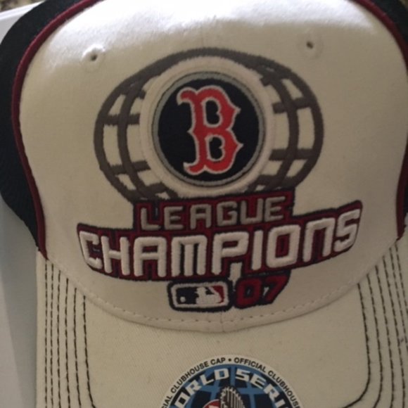 Boston Red Sox World Series 2007 League Champions Baseball Cap  - new with tags - Picture 1 of 6